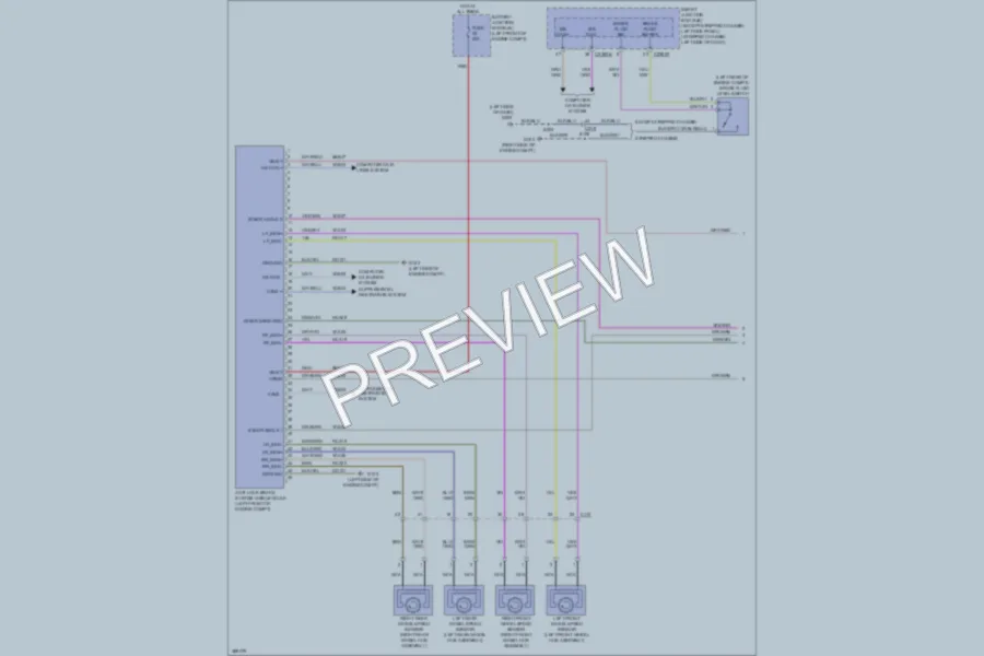 2013 Ford E350Econoline Anti Lock Brakes wiring diagram preview