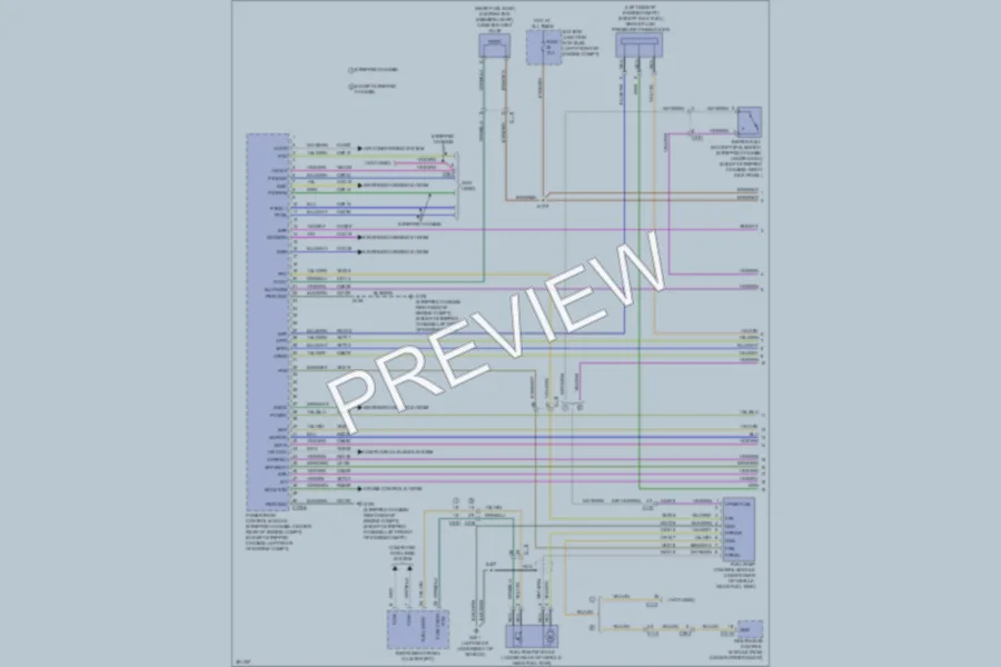 2013 Ford E350Econoline Engine Performance wiring diagram preview