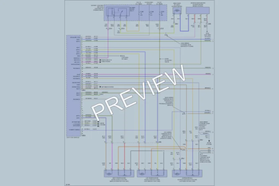 2013 Ford Edge Air Conditioning wiring diagram preview