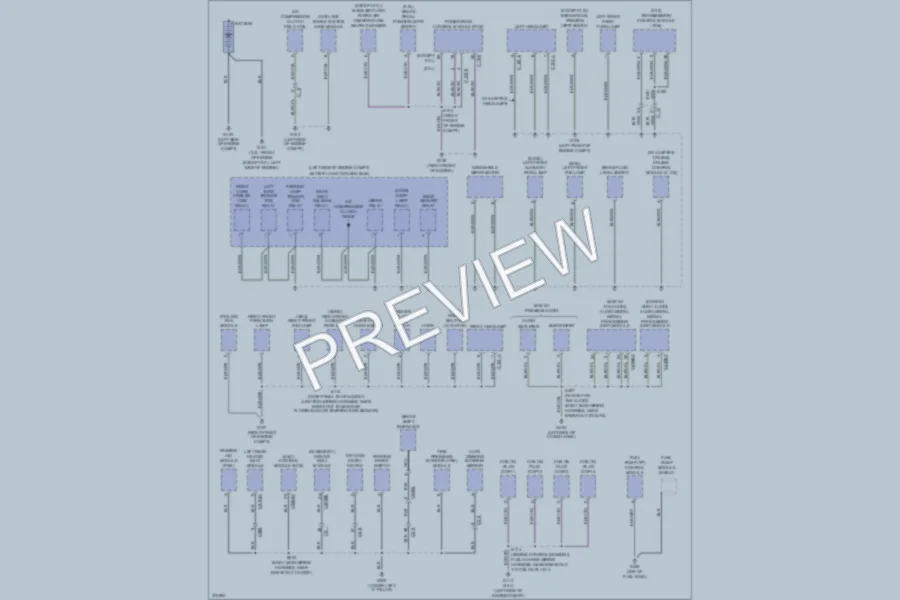 2013 Ford Edge Ground Distribution wiring diagram preview