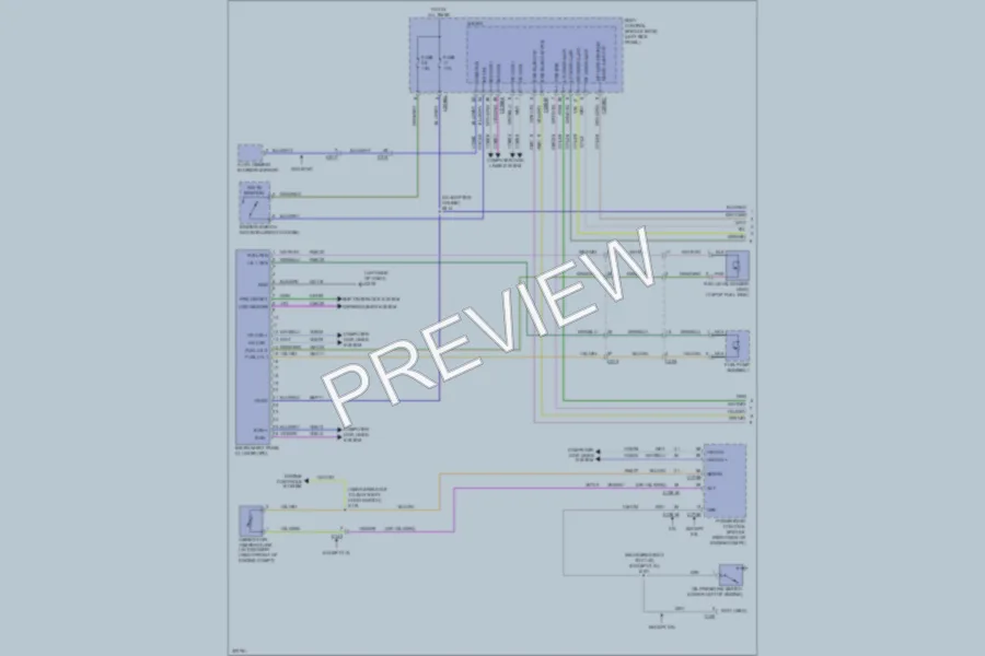 2013 Ford Edge Instrument Cluster wiring diagram preview