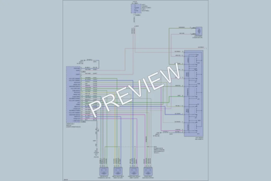 2013 Ford Edge Memory Systems wiring diagram preview
