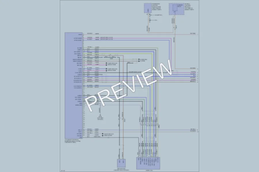 2013 Ford Edge Radio wiring diagram preview