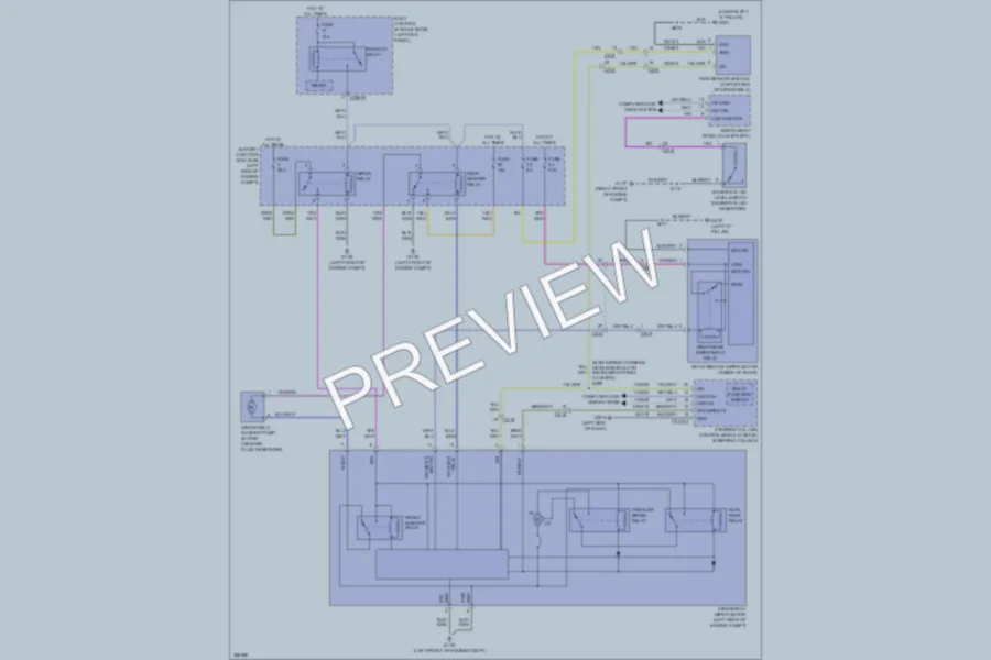 2013 Ford Edge Wiper Washer wiring diagram preview