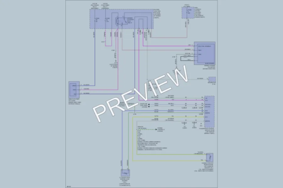 2013 Ford Escape Cooling Fan wiring diagram preview