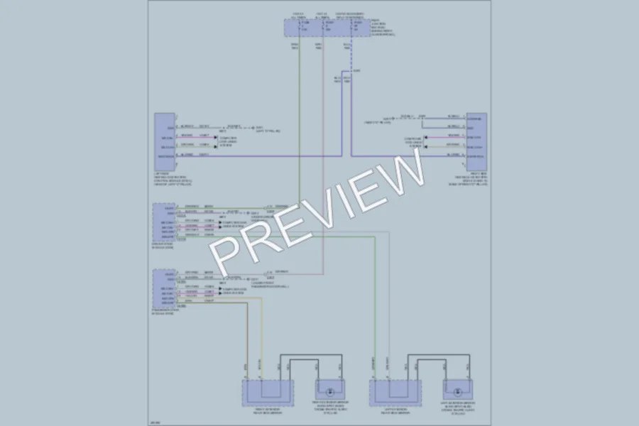 2013 Ford Escape Navigation wiring diagram preview