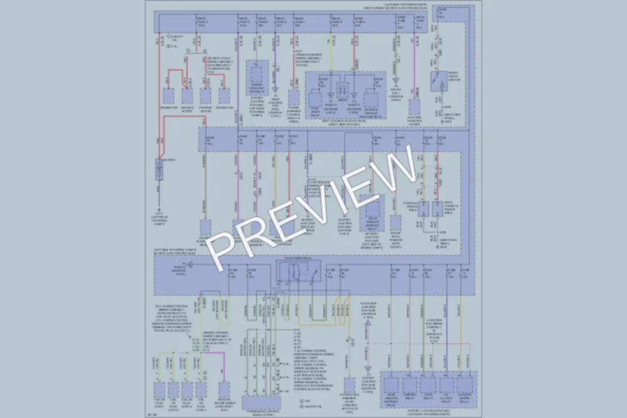 2013 Ford Escape Power Distribution wiring diagram preview