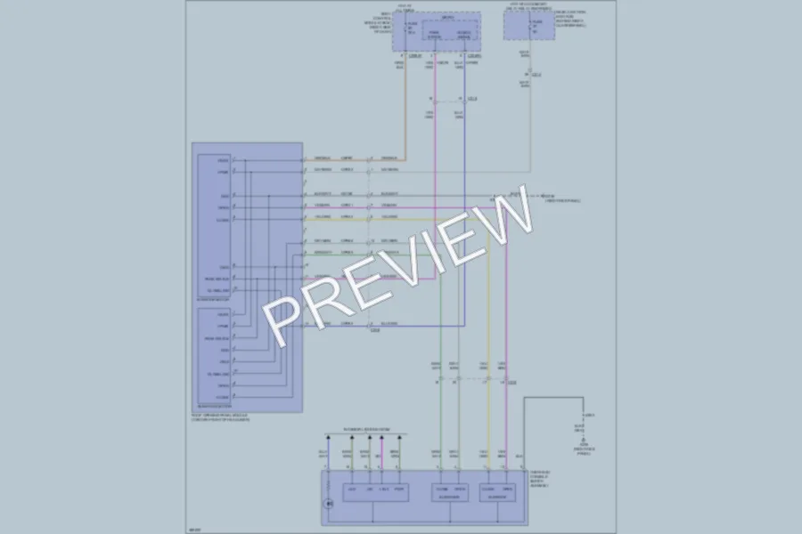 2013 Ford Escape Power Top Sunroof wiring diagram preview
