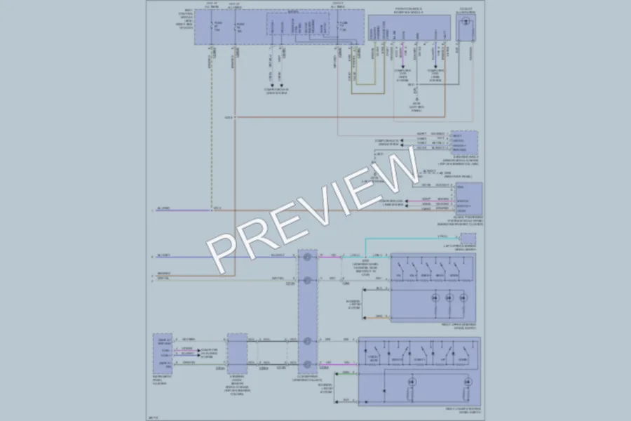 2013 Ford Escape Radio wiring diagram preview
