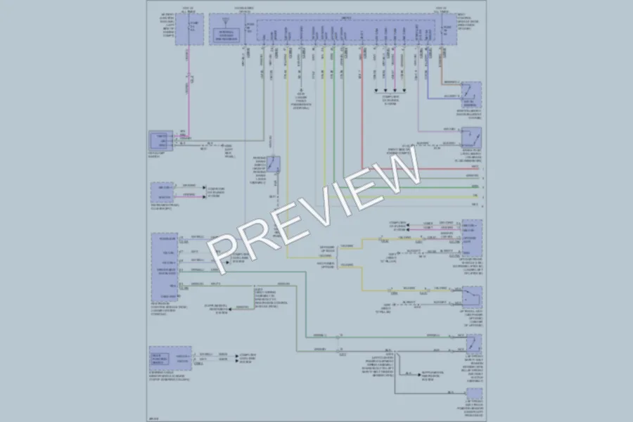 2013 Ford Escape Warning Systems wiring diagram preview