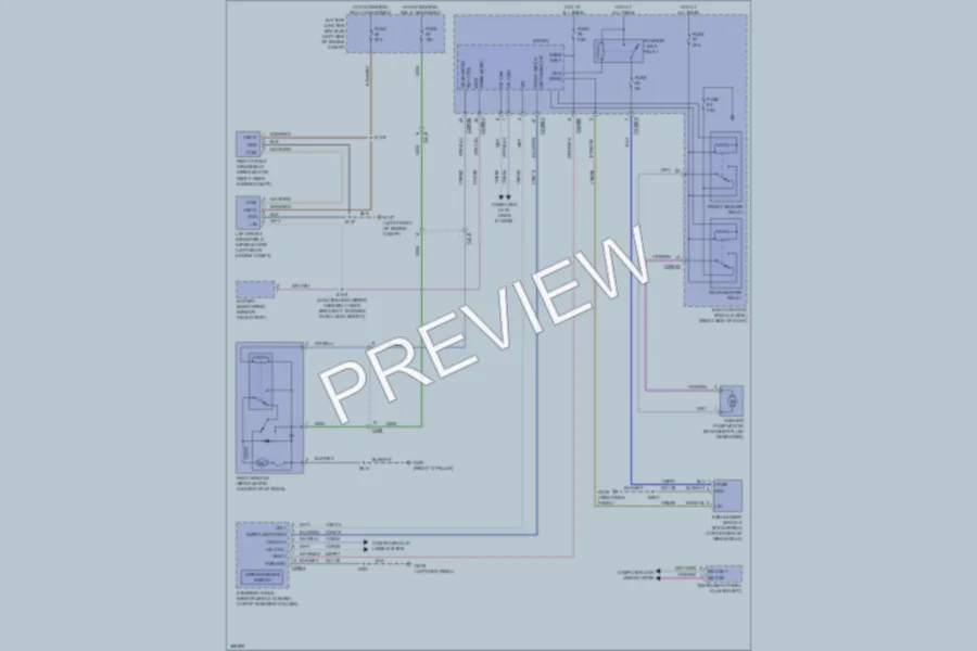 2013 Ford Escape Wiper Washer wiring diagram preview