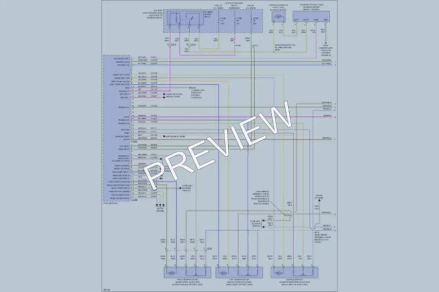 2013 Ford Explorer Air Conditioning wiring diagram preview