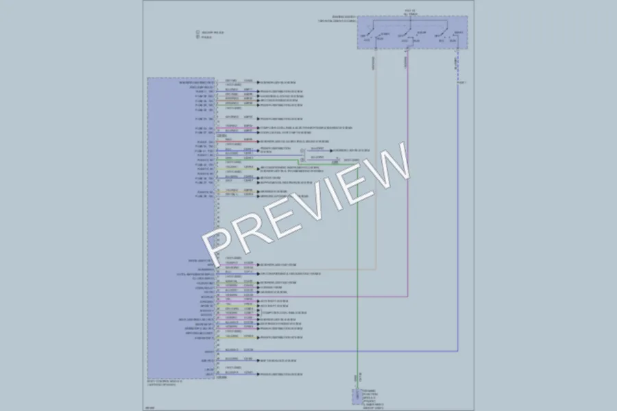 2013 Ford Explorer Body Control Modules wiring diagram preview
