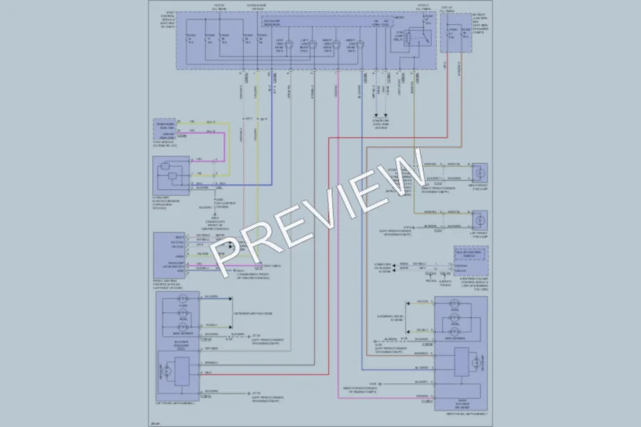 2013 Ford Explorer Headlights wiring diagram preview