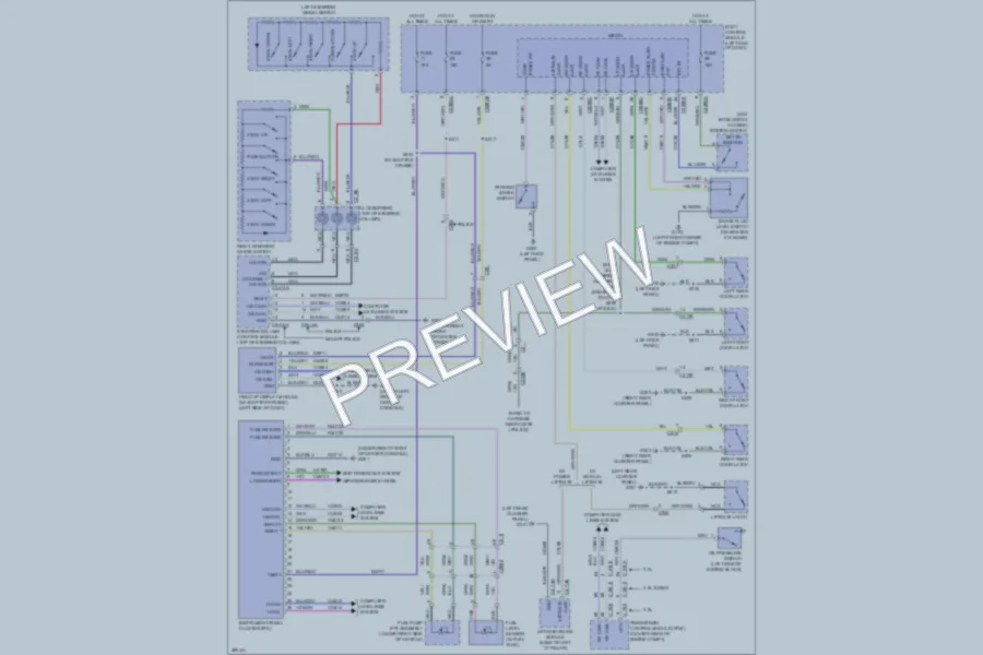 2013 Ford Explorer Instrument Cluster wiring diagram preview