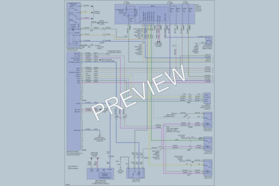 2013 Ford Explorer Power Door Locks wiring diagram preview