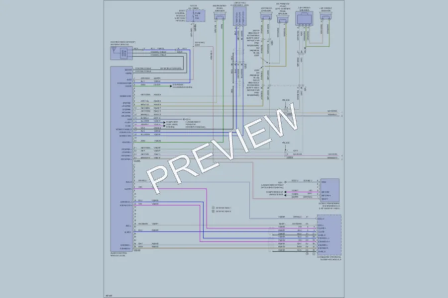 2013 Ford Explorer Radio wiring diagram preview