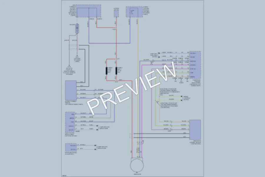 2013 Ford Explorer Starting Charging wiring diagram preview