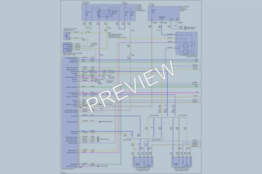 2013 Ford F150Pickup Air Conditioning wiring diagram preview