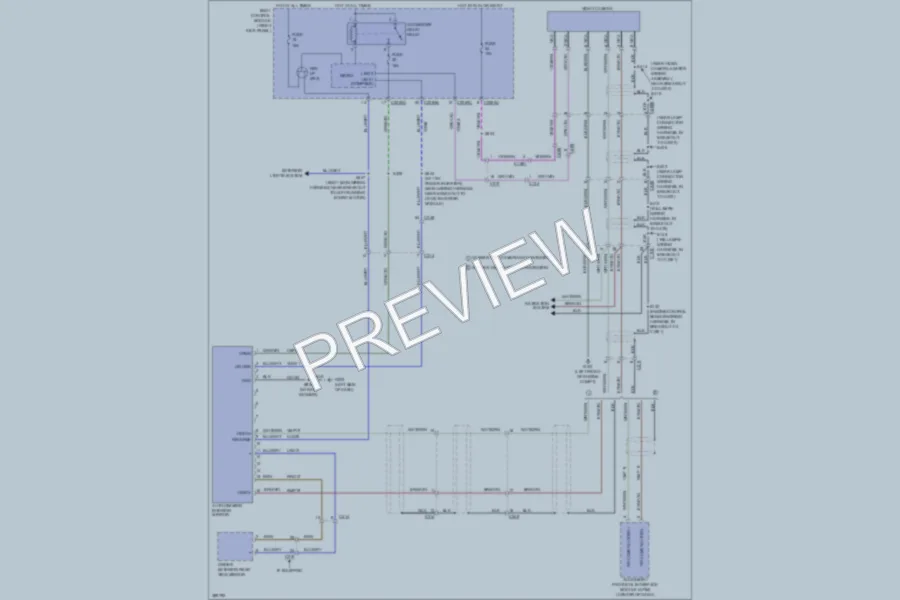 2013 Ford F150Pickup Power Mirrors wiring diagram preview
