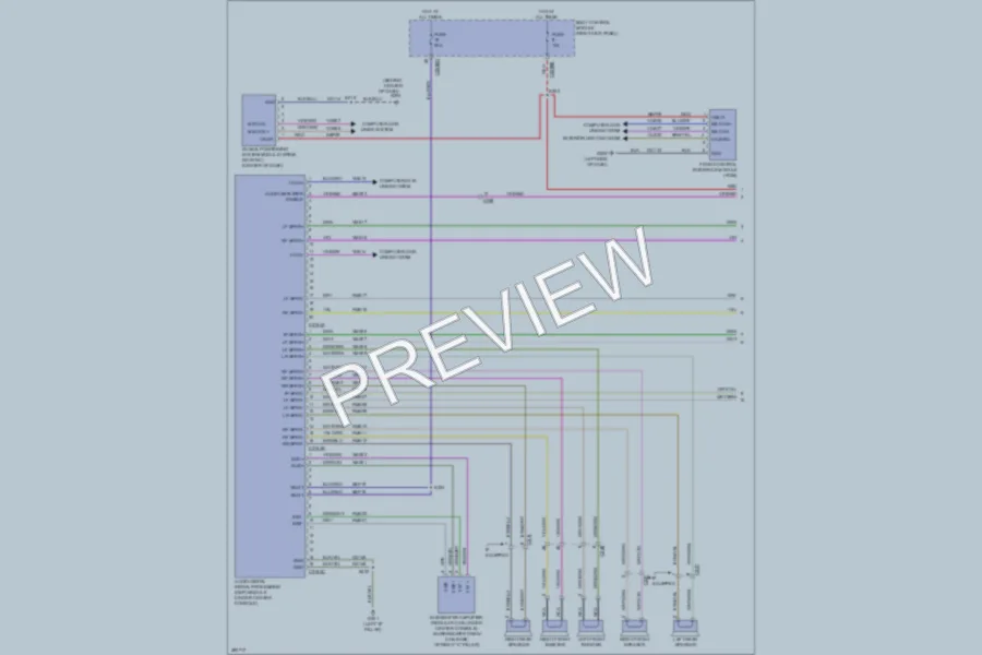 2013 Ford F150Pickup Radio wiring diagram preview