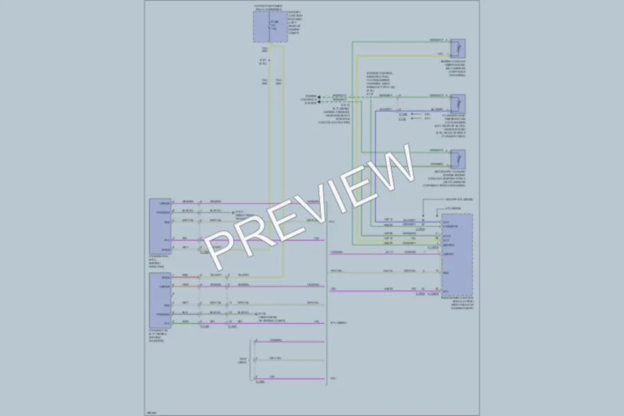 2013 Ford F250Pickup Cooling Fan wiring diagram preview