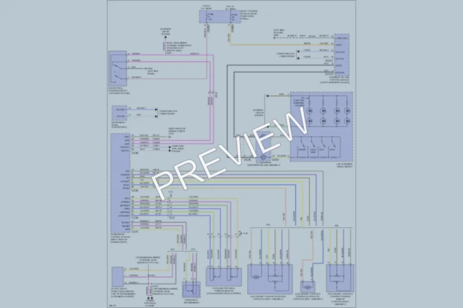 2013 Ford F250Pickup Cruise Control wiring diagram preview