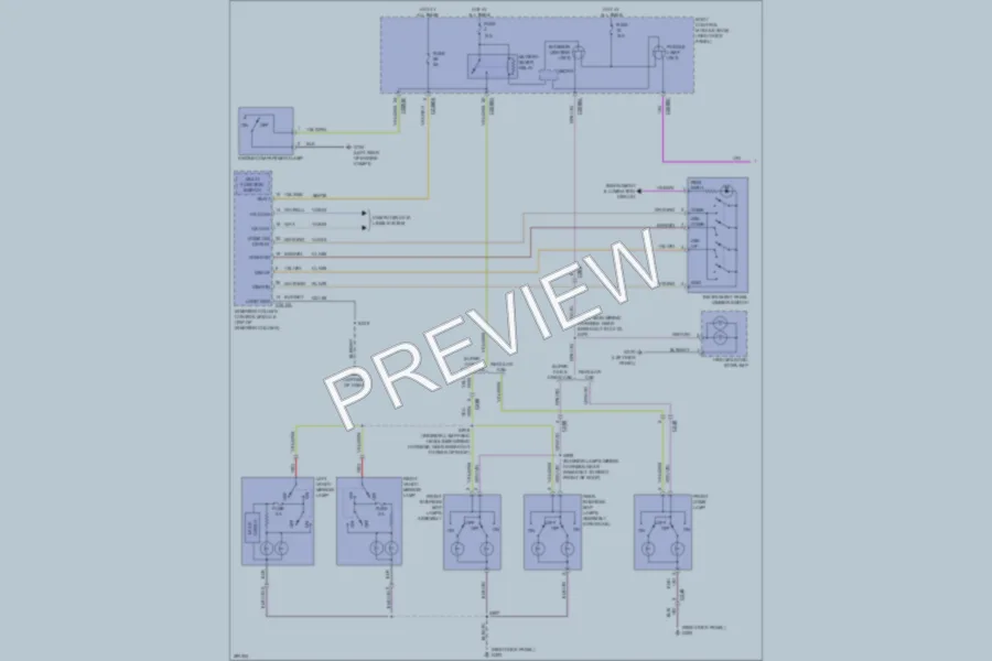 2013 Ford F250Pickup Interior Lights wiring diagram preview