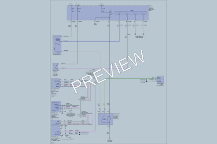 2013 Ford F250Pickup Shift Interlock wiring diagram preview