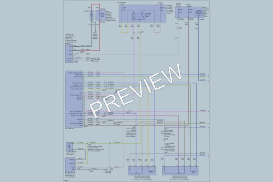2013 Ford F450Pickup Air Conditioning wiring diagram preview