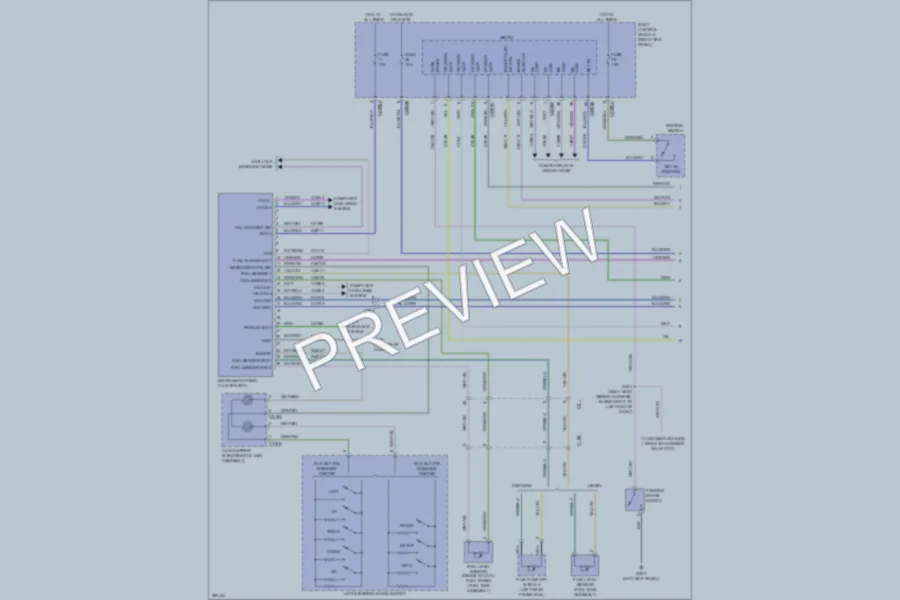 2013 Ford F450Pickup Instrument Cluster wiring diagram preview