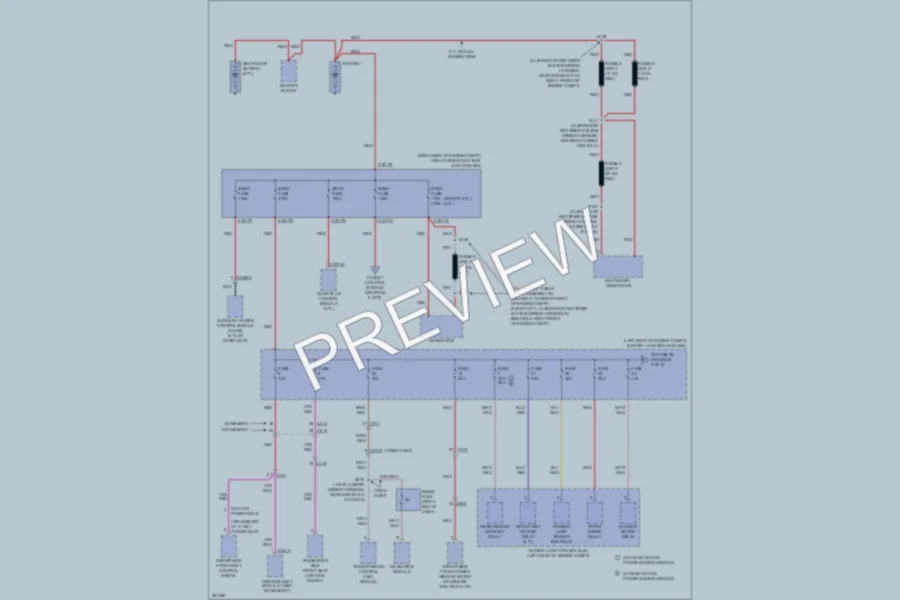 2013 Ford F450Pickup Power Distribution wiring diagram preview