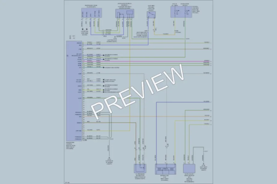 2013 Ford Fiesta Engine Performance wiring diagram preview