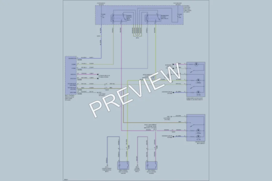 2013 Ford Fiesta Power Seats wiring diagram preview