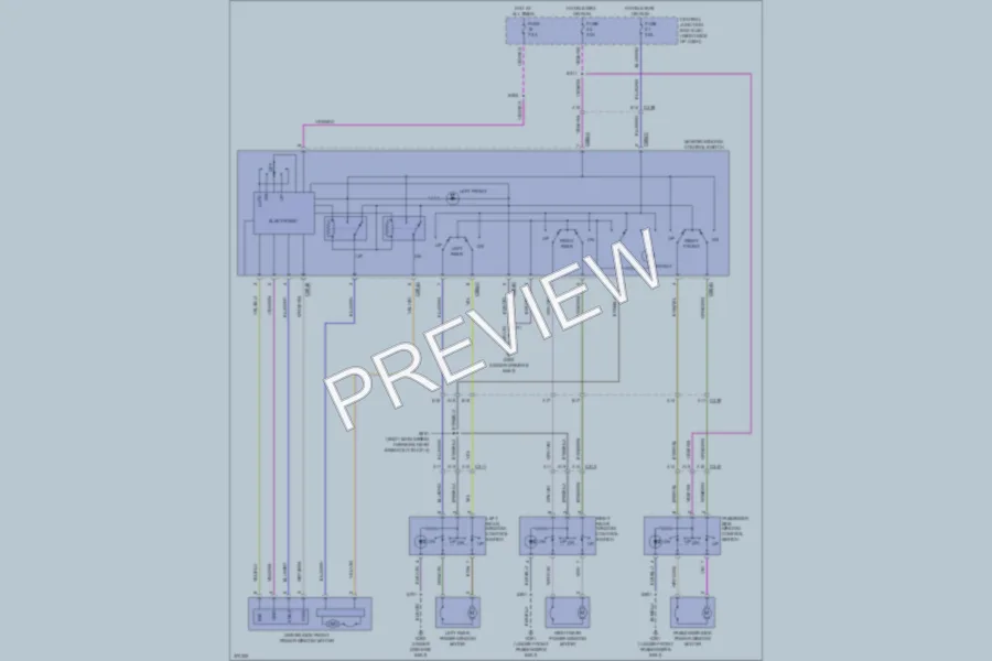 2013 Ford Fiesta Power Windows wiring diagram preview