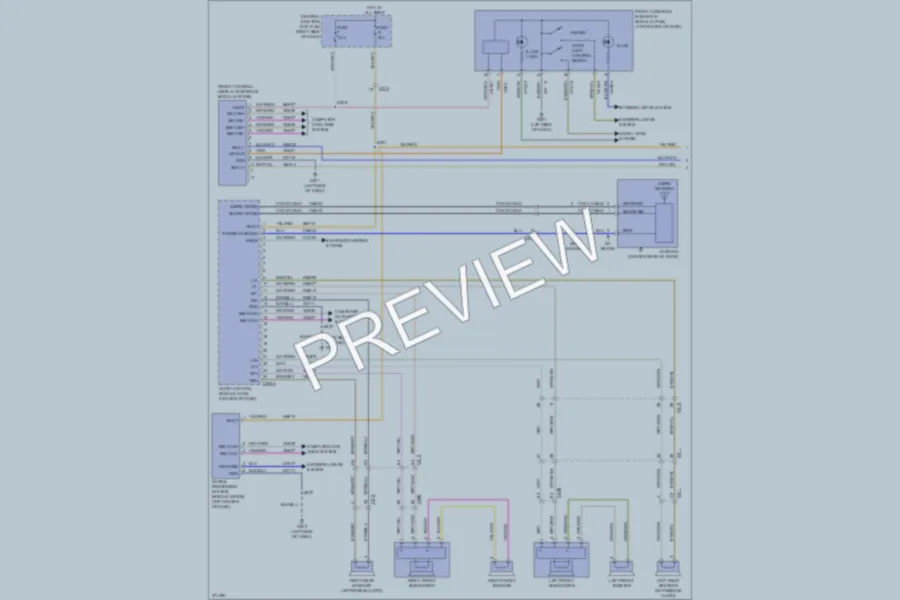 2013 Ford Fiesta Radio wiring diagram preview