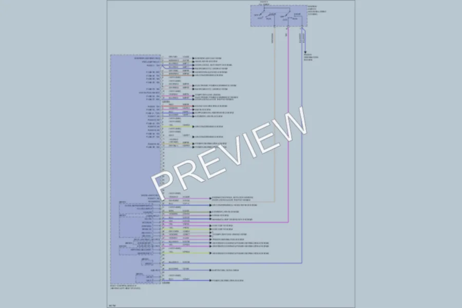 2013 Ford Flex Body Control Modules wiring diagram preview