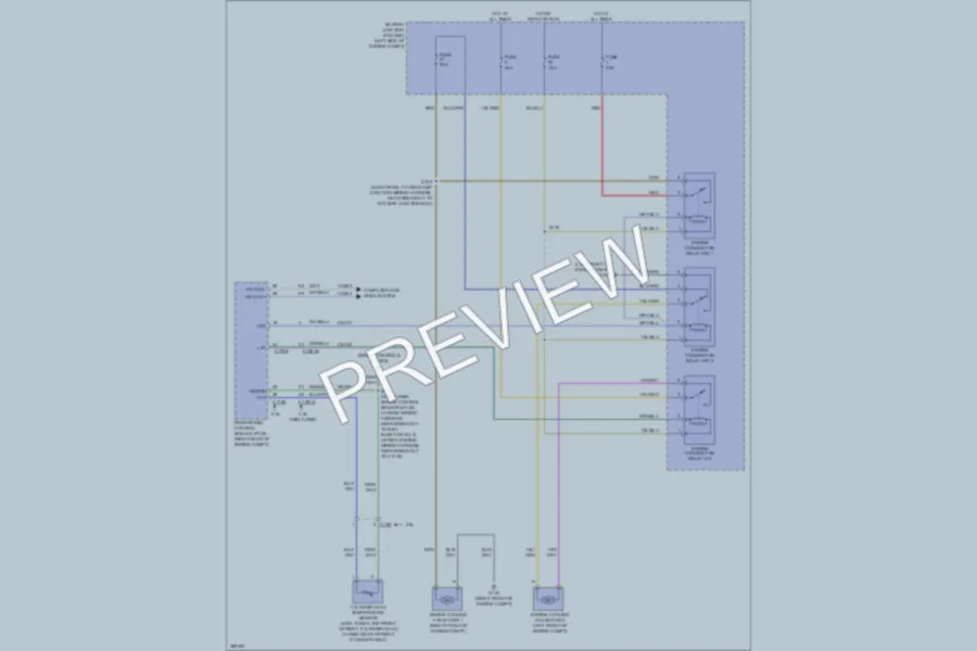 2013 Ford Flex Cooling Fan wiring diagram preview