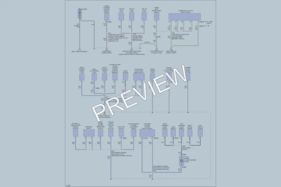 2013 Ford Flex Ground Distribution wiring diagram preview