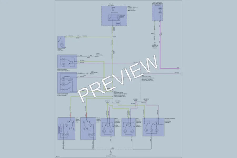 2013 Ford Flex Interior Lights wiring diagram preview