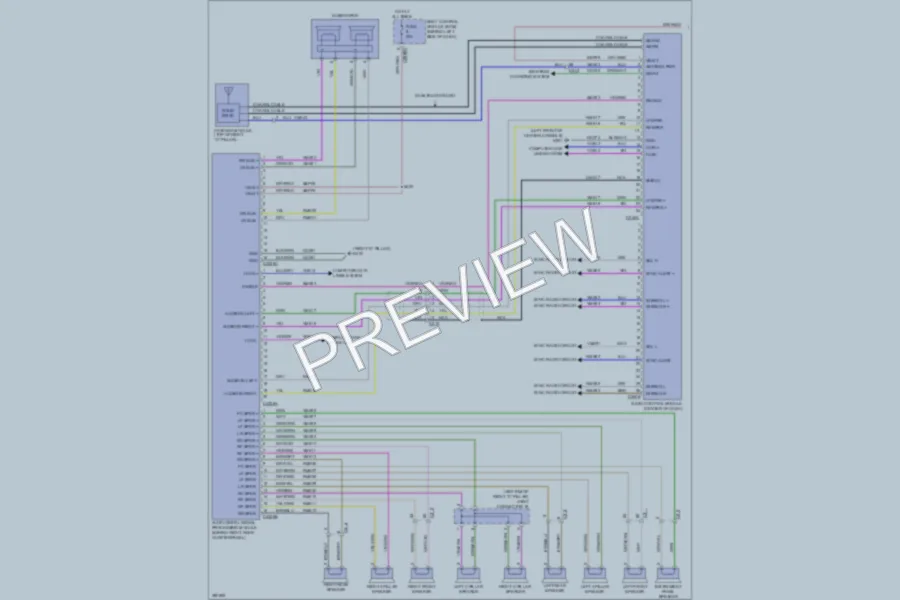 2013 Ford Flex Radio wiring diagram preview