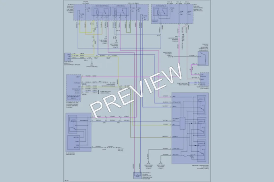 2013 Ford Flex Wiper Washer wiring diagram preview