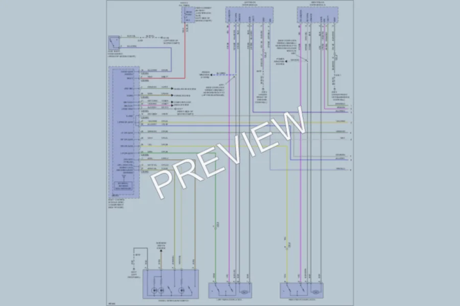 2013 Ford Focus Anti Theft wiring diagram preview
