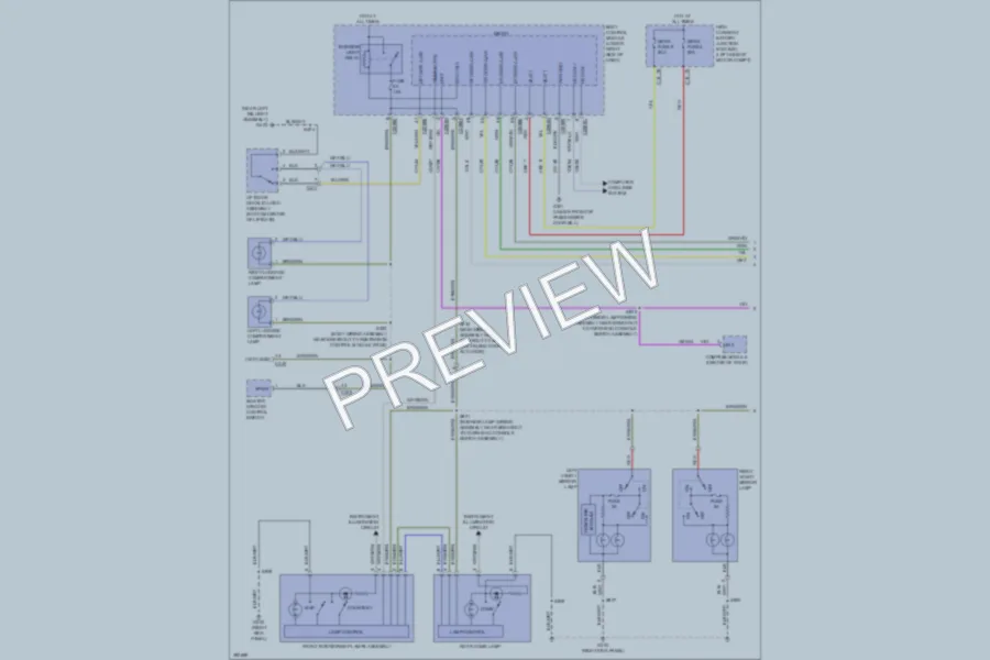 2013 Ford Focus Interior Lights wiring diagram preview