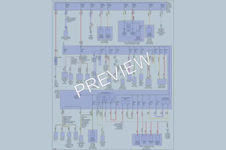 2013 Ford Focus Power Distribution wiring diagram preview