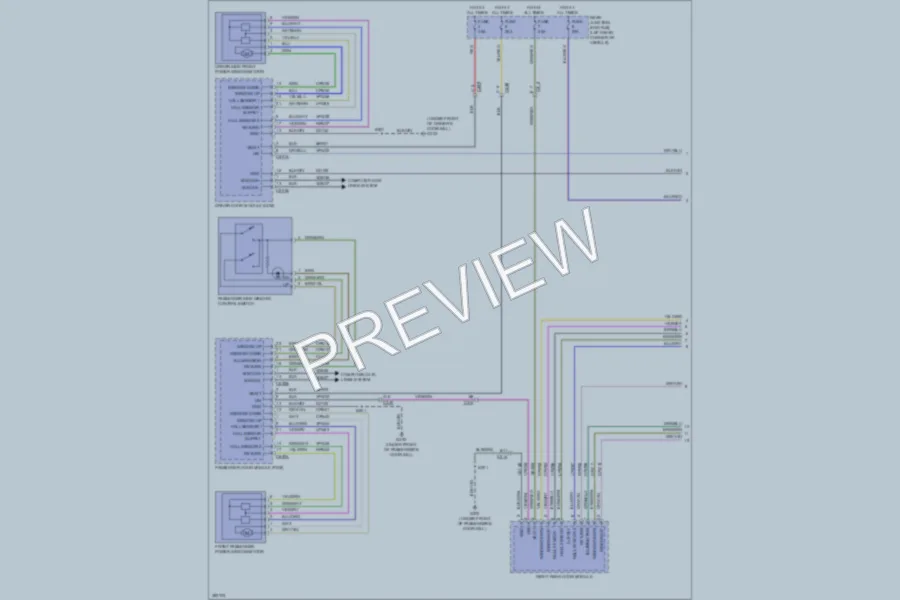 2013 Ford Focus Power Windows wiring diagram preview
