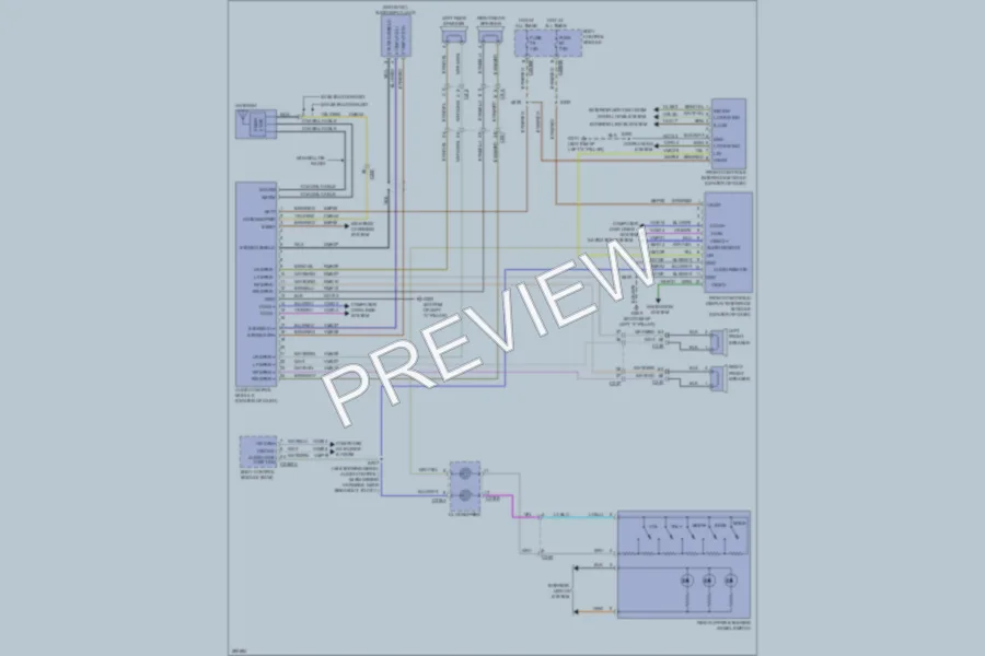 2013 Ford Focus Radio wiring diagram preview