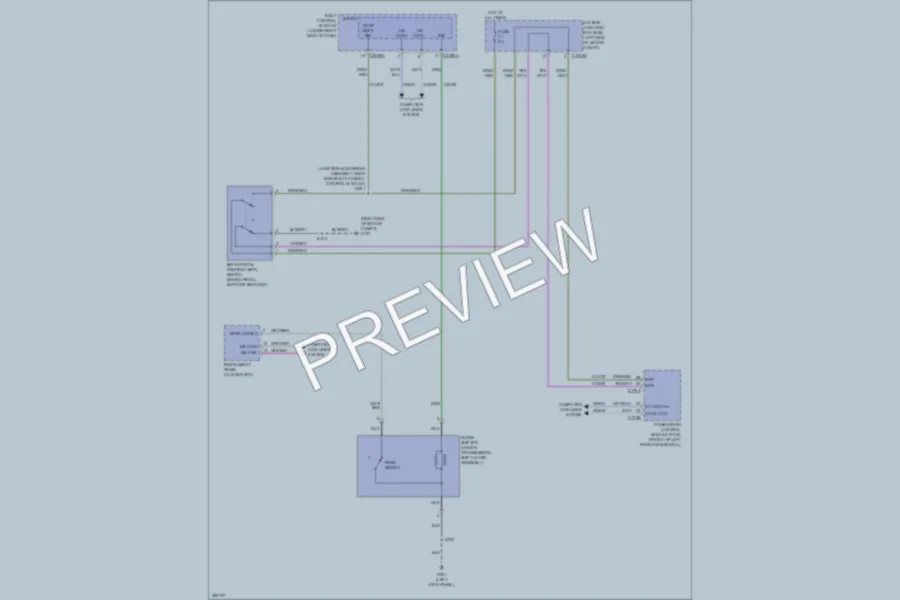 2013 Ford Focus Shift Interlock wiring diagram preview