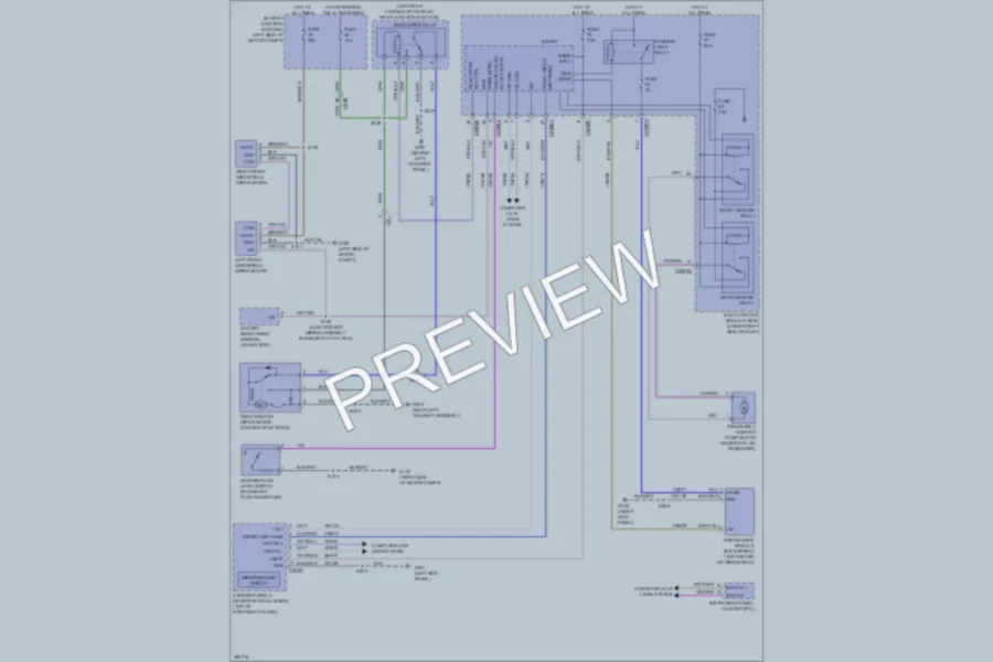 2013 Ford Focus Wiper Washer wiring diagram preview
