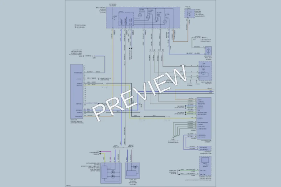 2013 Ford Fusion Headlights wiring diagram preview